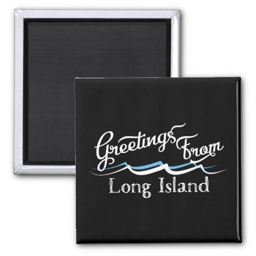 Long Island Water Waves Magnet