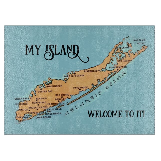 Long Island - Welcome  Cutting Board (Front)
