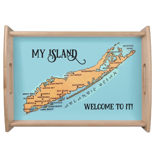 Long Island - Welcome  Serving Tray (Front)