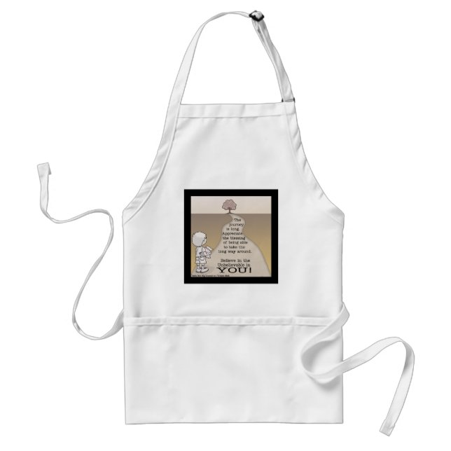Long Journey Adult Apron (Front)