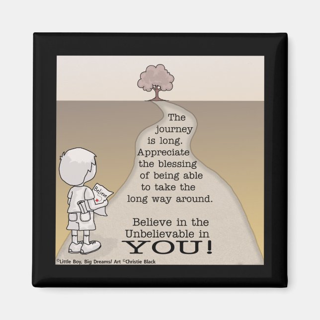 Long Journey Magnet (Front)