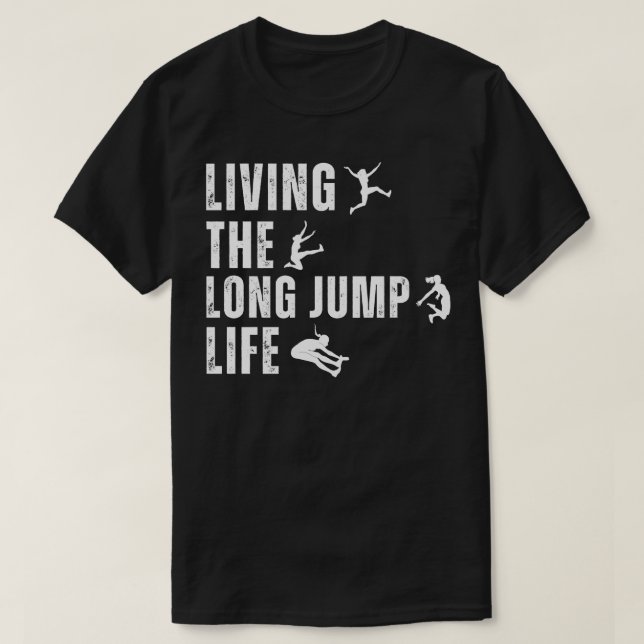 Long Jump 4 T-Shirt (Design Front)