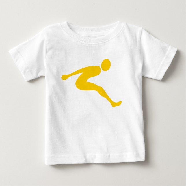 Long Jump - Amber Baby T-Shirt (Front)
