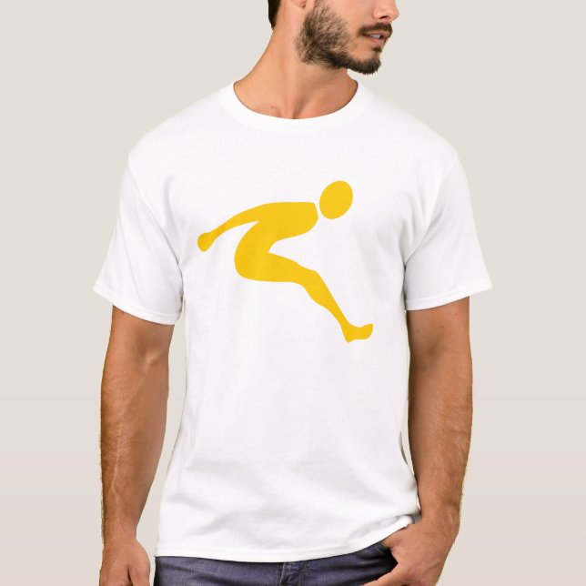 Long Jump - Amber T-Shirt (Front)