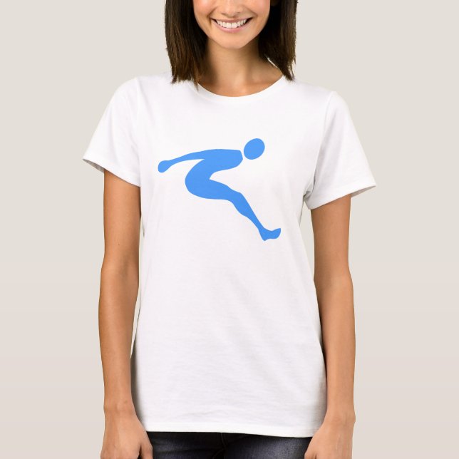 Long Jump - Baby Blue T-Shirt (Front)