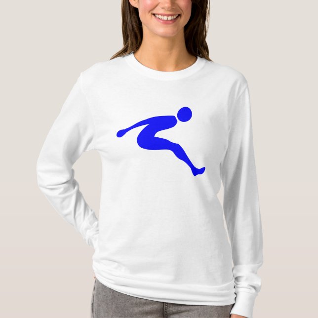 Long Jump - Blue T-Shirt (Front)
