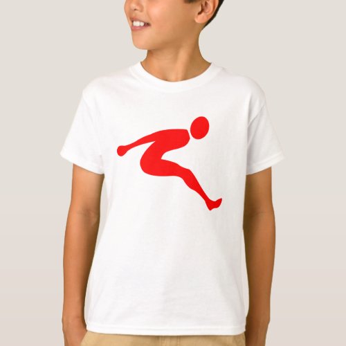 Long Jump _ Red T_Shirt