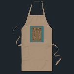 Long Kitchen Apron<br><div class="desc">Long Kitchen Apron with Ancient Hebrew Scroll Prayer. Good for Channukka and Shabbat kitchens. Great gifts and presents! Happy Chanukkah!</div>
