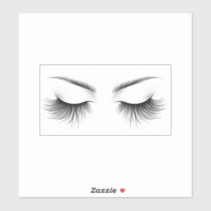 Long Lashes Eyelash Extensions Beauty   Sticker