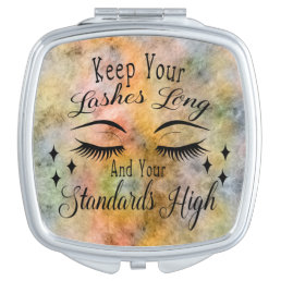 Long Lashes High Standards Compact Mirror