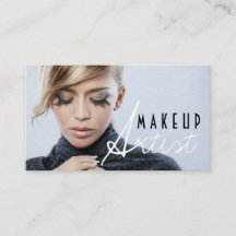 Long Lashes MakeUp Artist Cosmetology Card