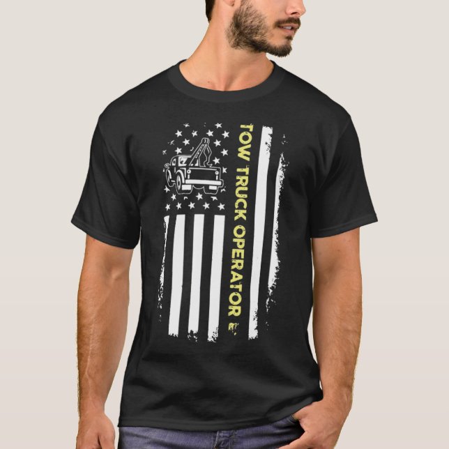Long lasting Tow Truck Operator Hanes Hanes buddhi T-Shirt (Front)