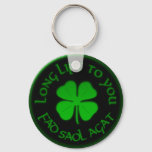 Long Life To You Irish Saying Keychain at Zazzle