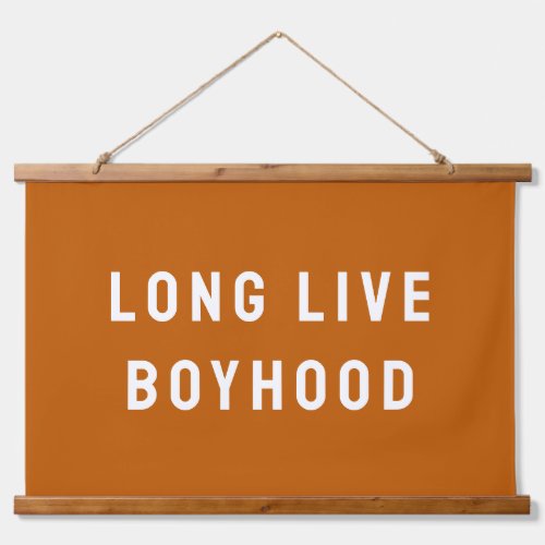 Long Live Boyhood Boys Room Playroom Nursery Wall Hanging Tapestry