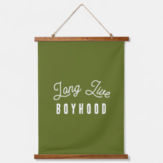 Long Live Boyhood Hanging Tapestry