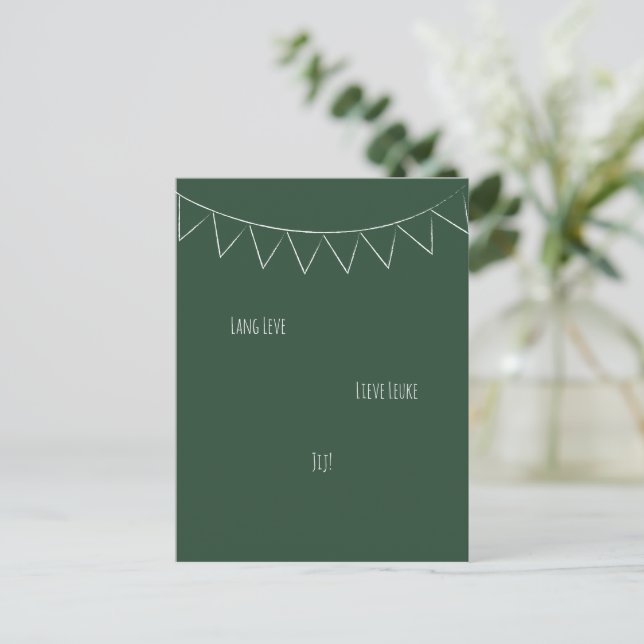Long Live Cute Fun You Congratulations Greeting Ca Postcard (Standing Front)