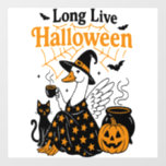 Long Live Halloween Goose Witch Wall Decal