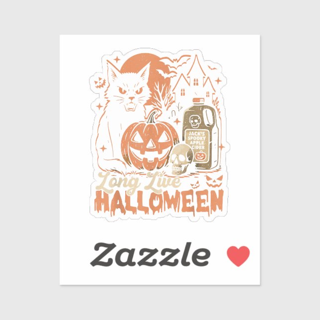 Long Live Halloween Sticker (Sheet)