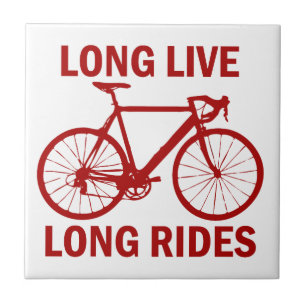 Long Live Long Rides Ceramic Tile