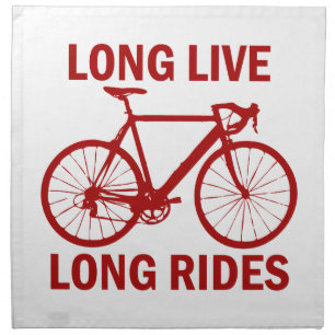 Long Live Long Rides Cloth Napkin