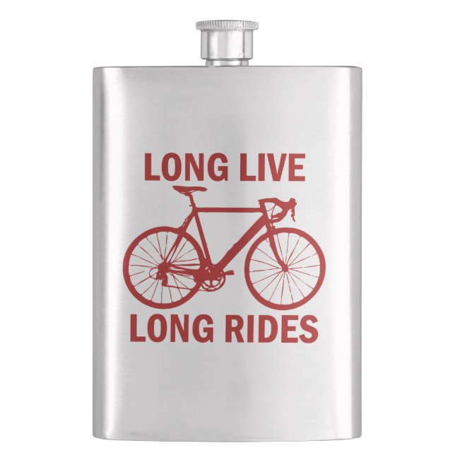 Long Live Long Rides Flask (Front)