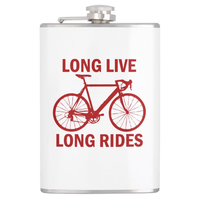 Long Live Long Rides Flask (Front)