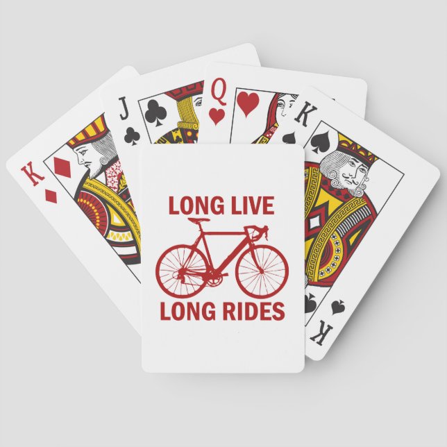 Long Live Long Rides Poker Cards (Back)