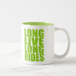 Long Live Long Rides (Topo) Two-Tone Coffee Mug
