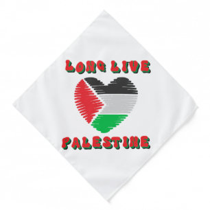 Long Live Palestine Bandana