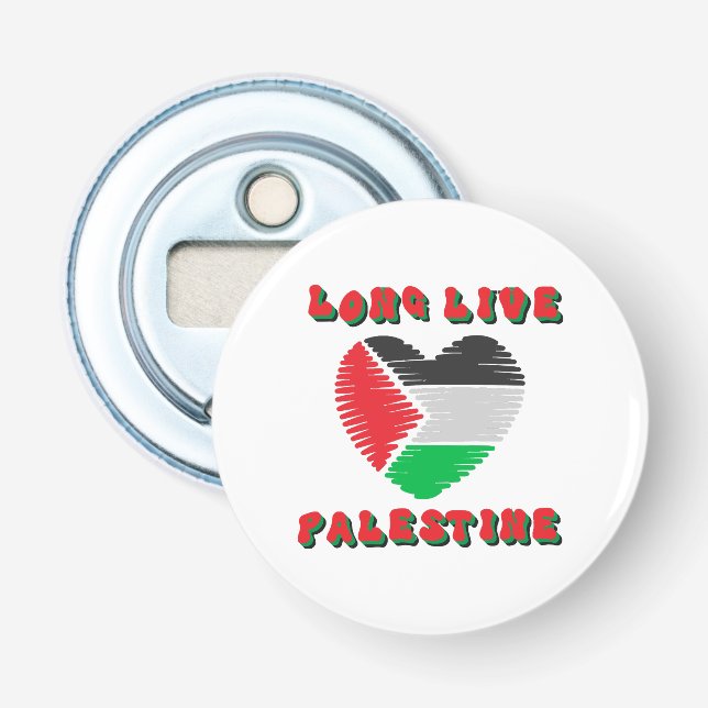 Long Live Palestine Bottle Opener (Front)