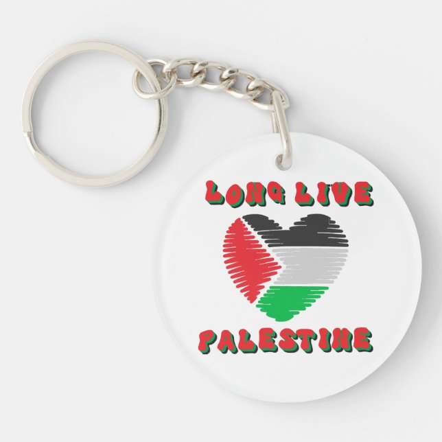 Long Live Palestine Keychain (Front)