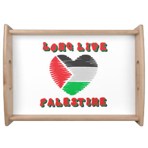Long Live Palestine Serving Tray