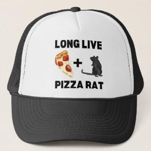 Long Live Pizza Rat Trucker Hat