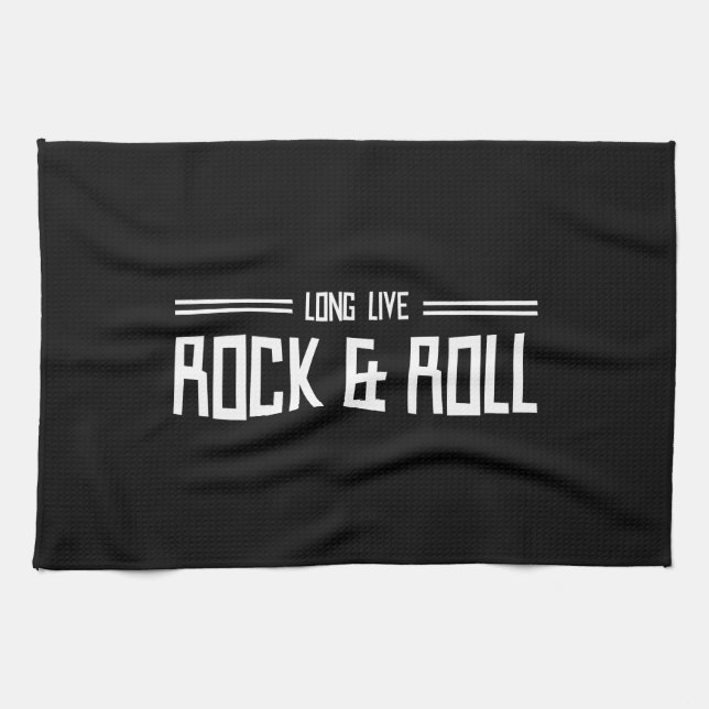 Long Live Rock & Roll Towel (Horizontal)