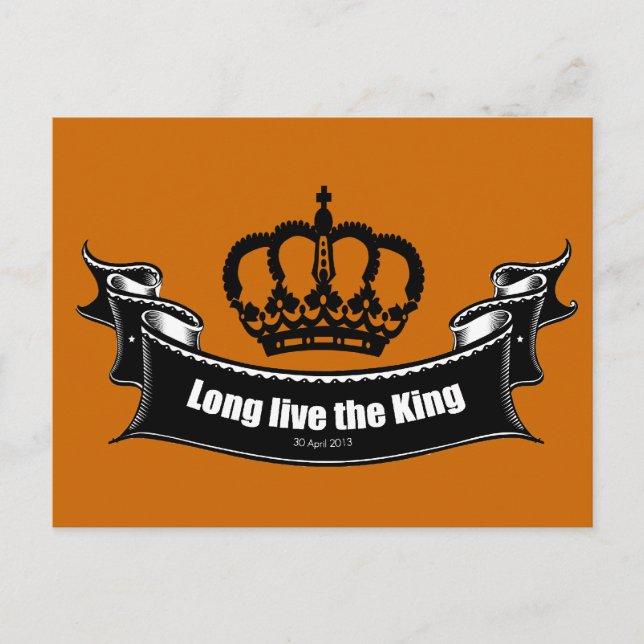 Long live the King Postcard (Front)