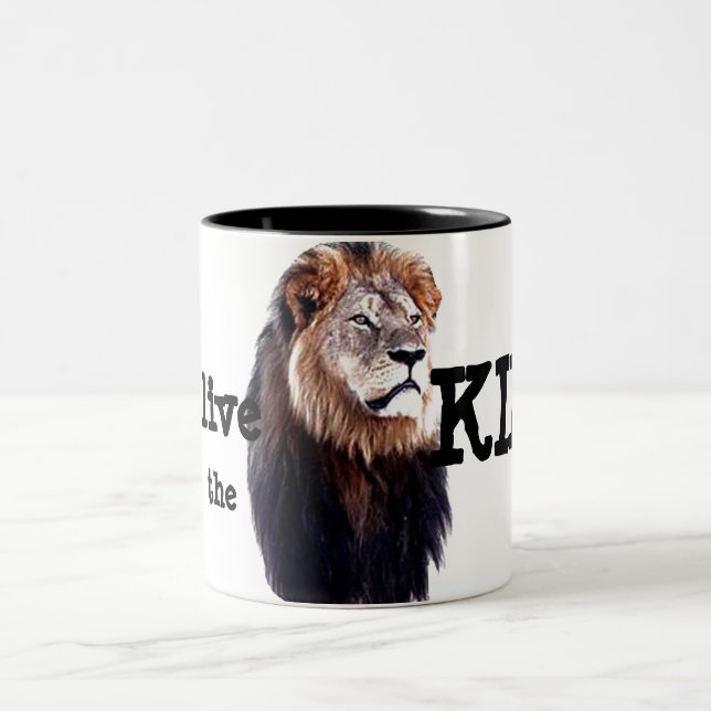 Long live the King! Two-Tone Coffee Mug (Center)