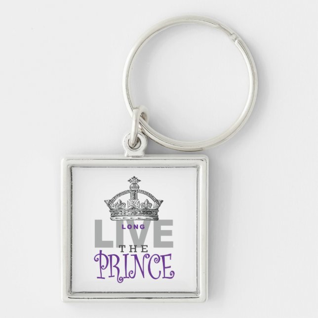 Long Live the PRINCE! Keychain (Front)