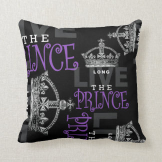 Long Live the PRINCE! Throw Pillow