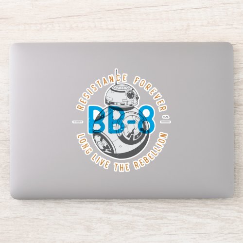 Long Live The Rebellion BB_8 Badge Sticker
