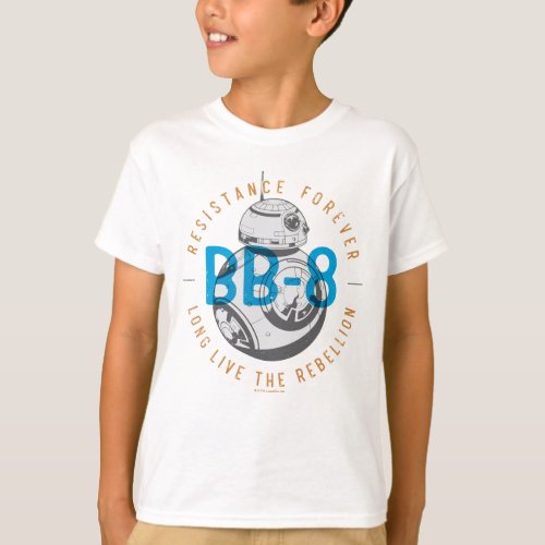 Long Live The Rebellion BB_8 Badge T_Shirt