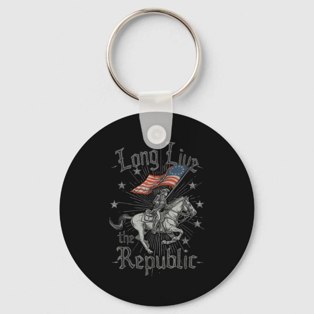 Long Live The Republic Us  Keychain (Front)