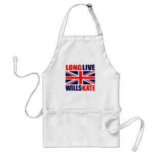 Long Live Wills & Kate Adult Apron