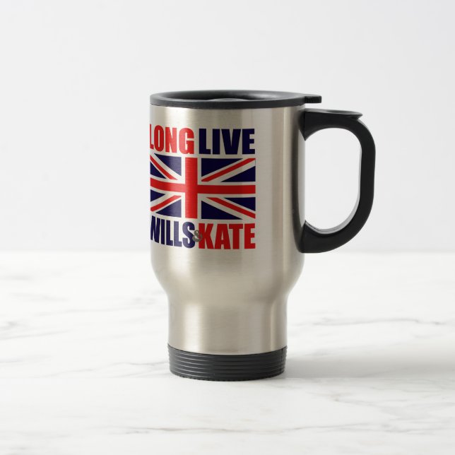 Long Live Wills & Kate Travel Mug (Right)