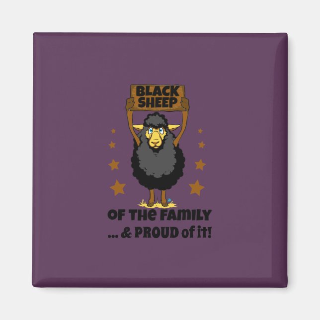 Long Lost Lamb: Black Sheep of the Family Magnet (Front)