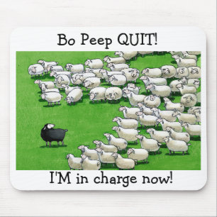 Long Lost Lamb: Bo Peep QUIT! Mousepad