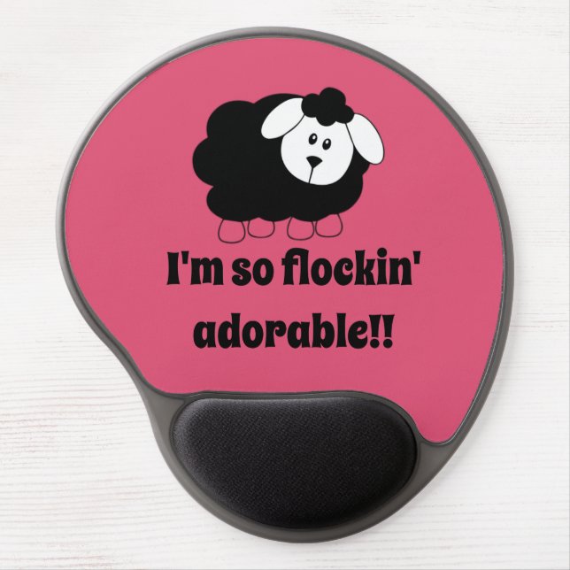 Long Lost Lamb: Flockin' Adorable Gel Mousepad (Front)