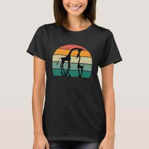 long neck safari cute baby giraffe animal park wil T-Shirt