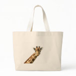 Long Necked Giraffe Canvas Bag