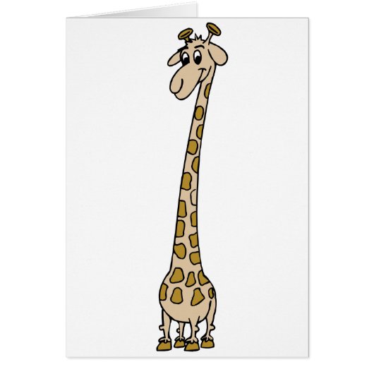 Long Necked Giraffe Cards (Front)