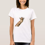 Long Necked Giraffe Ladies T-Shirt
